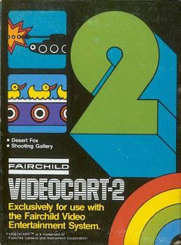  Videocart 2: Desert Fox/Shooting Gallery (1976). Нажмите, чтобы увеличить.