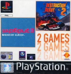  WipEout 3 Special Edition / Destruction Derby 2 (2003). Нажмите, чтобы увеличить.