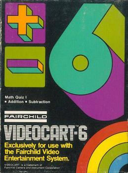  Videocart 6: Math Quiz (1977). Нажмите, чтобы увеличить.