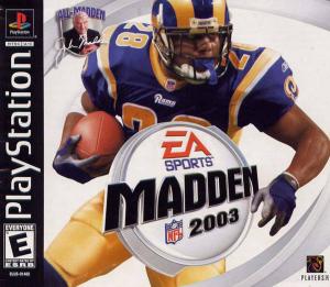  Madden NFL 2003 (2002). Нажмите, чтобы увеличить.