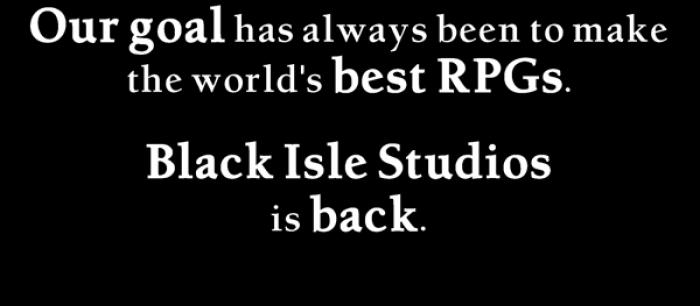 Black Isle is back