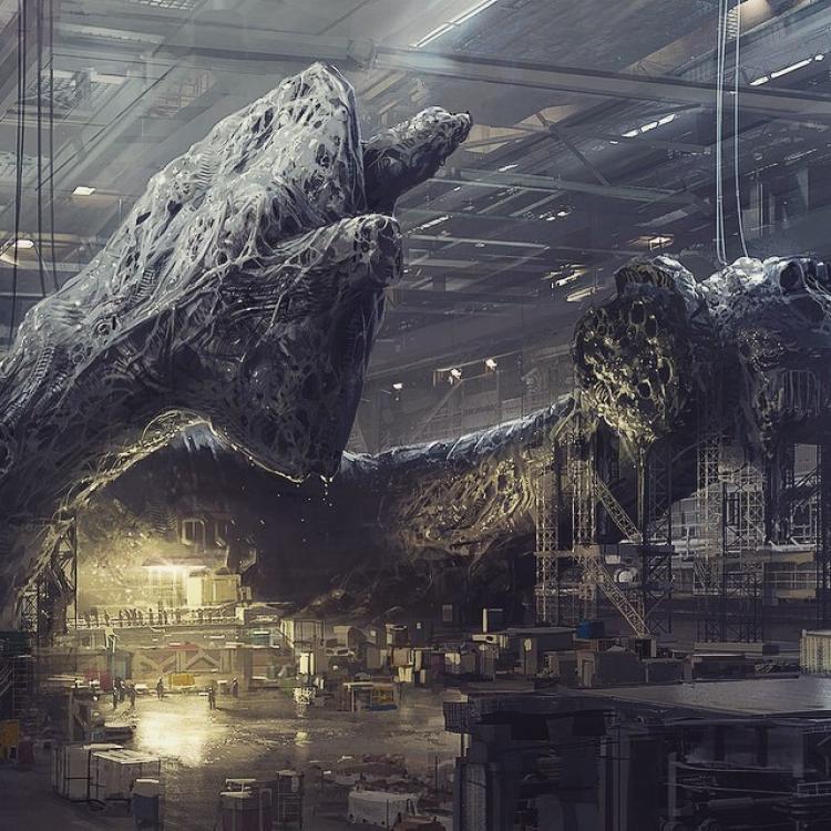 Концепт-арт Alien Нила Бломкампа