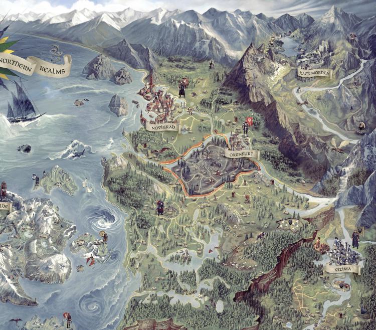 Карта The Witcher 3: Wild Hunt