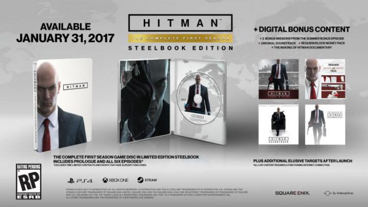 Hitman: The Day One Edition SteelBook