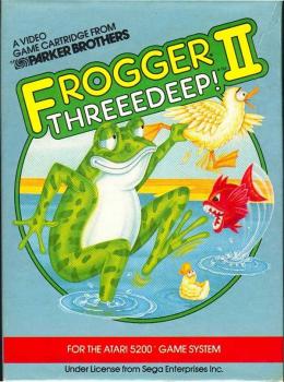  Frogger II: Threeedeep! (1984). Нажмите, чтобы увеличить.