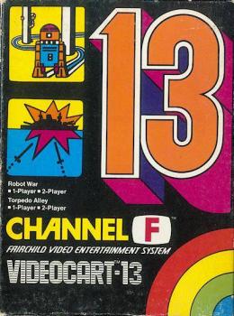  Videocart 13: Robot War/Torpedo Alley (1977). Нажмите, чтобы увеличить.