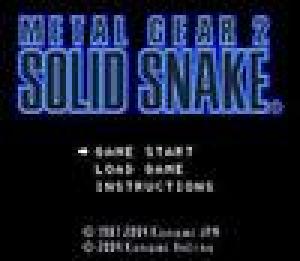  Metal Gear 2: Solid Snake (2004). Нажмите, чтобы увеличить.