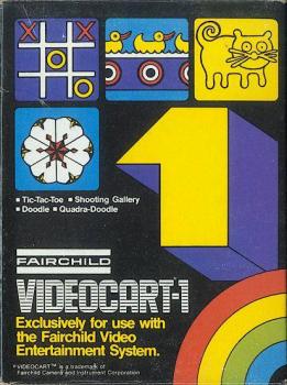  Videocart 1: Tic-Tac-Toe/Shooting Gallery/Doodle/Quadra-Doodle (1976). Нажмите, чтобы увеличить.