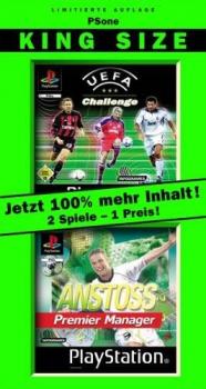  King Size: UEFA Challenge / Anstoss Premier Manager (2001). Нажмите, чтобы увеличить.