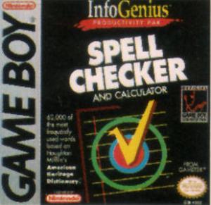  InfoGenius Productivity Pak: Spell Checker and Calculator (1991). Нажмите, чтобы увеличить.
