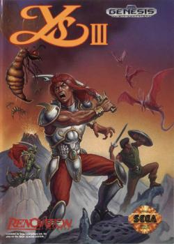  Ys III: Wanderers from Ys (1991). Нажмите, чтобы увеличить.