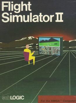  Flight Simulator II (1987). Нажмите, чтобы увеличить.