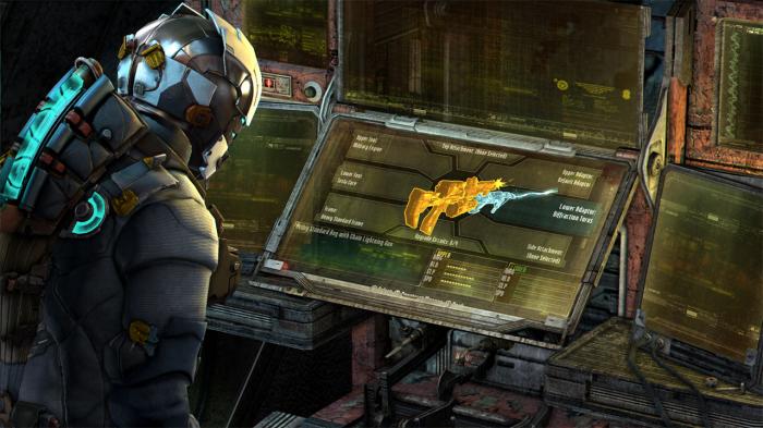 Dead Space 3: система крафтинга оружия