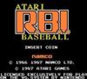  Atari R.B.I. Baseball (1987). Нажмите, чтобы увеличить.