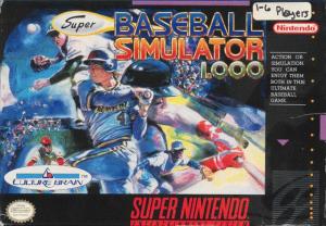  Super Baseball Simulator 1.000 (1991). Нажмите, чтобы увеличить.