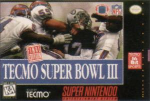 Tecmo Super Bowl III: Final Edition (1995). Нажмите, чтобы увеличить.
