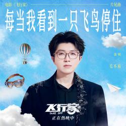 每当我看到一只飞鸟停住 《飞行家》电影片尾曲 - Single. Передняя обложка. Нажмите, чтобы увеличить.