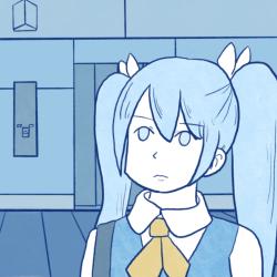 Close Button Mashed On Hatsune Miku in the Elevator - Single. Передняя обложка. Нажмите, чтобы увеличить.