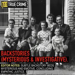 Backstories Mysterious & Investigative. Передняя обложка. Нажмите, чтобы увеличить.