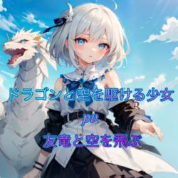 Flying the Sky With a Dragon Friend - Single. Передняя обложка. Нажмите, чтобы увеличить.