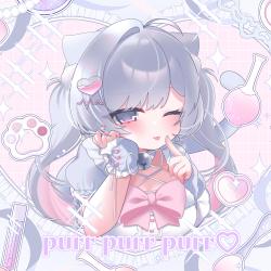 Purr Purr Purr - Single. Передняя обложка. Нажмите, чтобы увеличить.