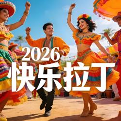 2026快乐拉丁 - Single. Передняя обложка. Нажмите, чтобы увеличить.