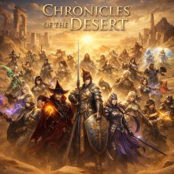 CHRONICLES OF THE DESERT. Передняя обложка. Нажмите, чтобы увеличить.