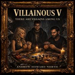 Villainous V: There are Villains Among Us. Передняя обложка. Нажмите, чтобы увеличить.