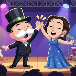 Monopoly Go! Partners Events Original Videogame Soundtrack. Передняя обложка. Нажмите, чтобы увеличить.