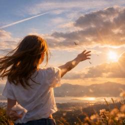 Realize the Sky - Single. Передняя обложка. Нажмите, чтобы увеличить.