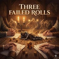 Three Failed Rolls - Single. Передняя обложка. Нажмите, чтобы увеличить.