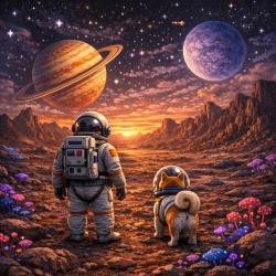 Distant World - Single. Передняя обложка. Нажмите, чтобы увеличить.