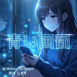 Blue Screen - Single. Передняя обложка. Нажмите, чтобы увеличить.