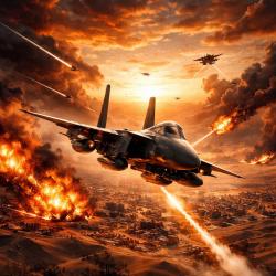 Operation Desert Thunder - Single. Передняя обложка. Нажмите, чтобы увеличить.