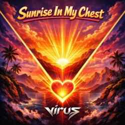 Sunrise In My Chest - Single. Передняя обложка. Нажмите, чтобы увеличить.