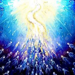 The Ascension of the Holy Humanity. Передняя обложка. Нажмите, чтобы увеличить.