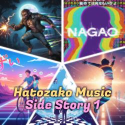 Hatozako Music, Side Story 1: Where It Used To Be. Передняя обложка. Нажмите, чтобы увеличить.