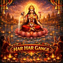 HAR HAR GANGE - Single. Передняя обложка. Нажмите, чтобы увеличить.