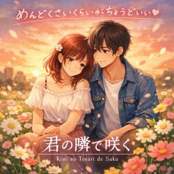 Kimino Tonaride Saku - Single. Передняя обложка. Нажмите, чтобы увеличить.