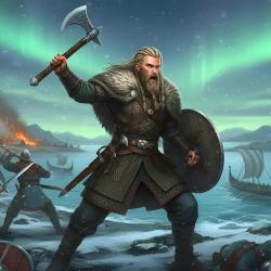 Vow of the Ash-Waked Drengr. Передняя обложка. Нажмите, чтобы увеличить.