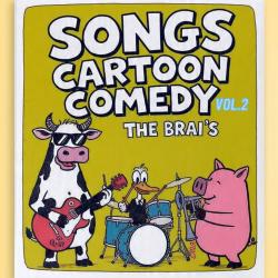 SONGS CARTOON COMEDY, Vol. 2 - EP. Передняя обложка. Нажмите, чтобы увеличить.