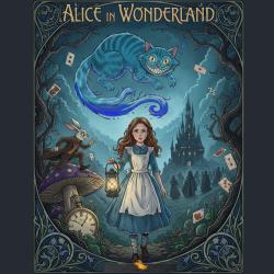 Alice in Wonderland Original Motion Picture Soundtrack. Передняя обложка. Нажмите, чтобы увеличить.