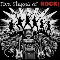 Five Stages of Rock: Official Soundtrack. Передняя обложка. Нажмите, чтобы увеличить.