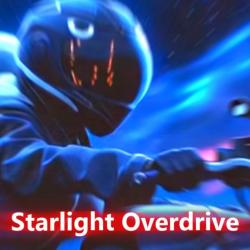 Starlight Overdrive - Single. Передняя обложка. Нажмите, чтобы увеличить.