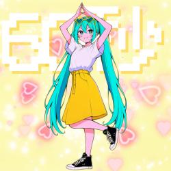 Fall for Me in 60 Seconds! feat. HATSUNE MIKU - Single. Передняя обложка. Нажмите, чтобы увеличить.