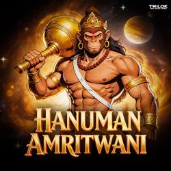 Hanuman Amritwani - Single. Передняя обложка. Нажмите, чтобы увеличить.