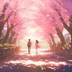 Spring-Colored Date - Single. Передняя обложка. Нажмите, чтобы увеличить.