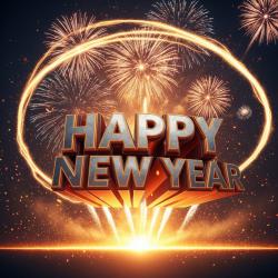 Happy New Year Epic - Single. Передняя обложка. Нажмите, чтобы увеличить.