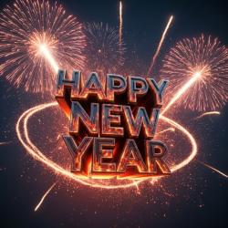 Happy New Year - Epic - Single. Передняя обложка. Нажмите, чтобы увеличить.