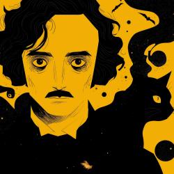 The Black Cat-Edgar Allan Poe. Передняя обложка. Нажмите, чтобы увеличить.